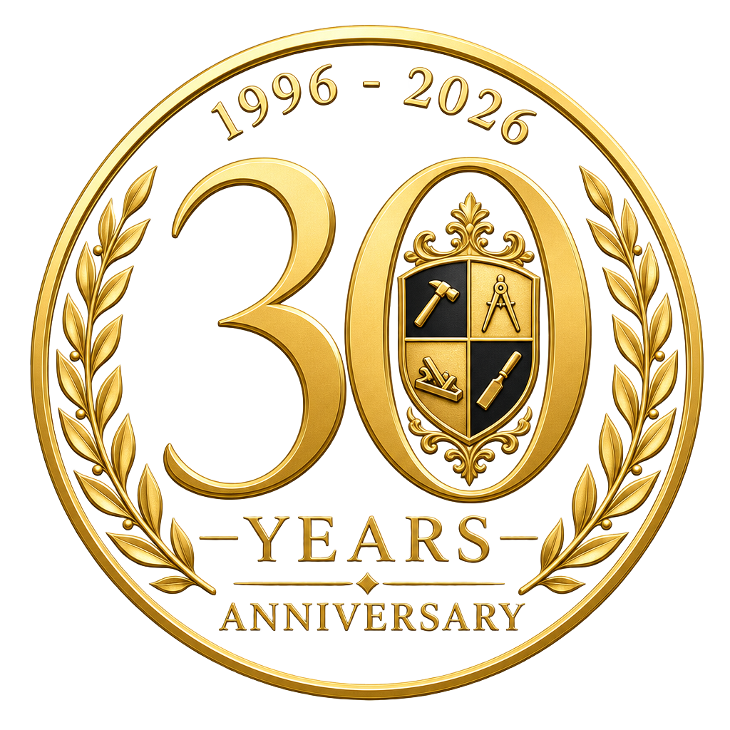 National Guild of Master Craftsmen 30th anniversary logo